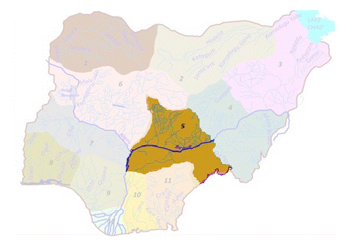 benue river map