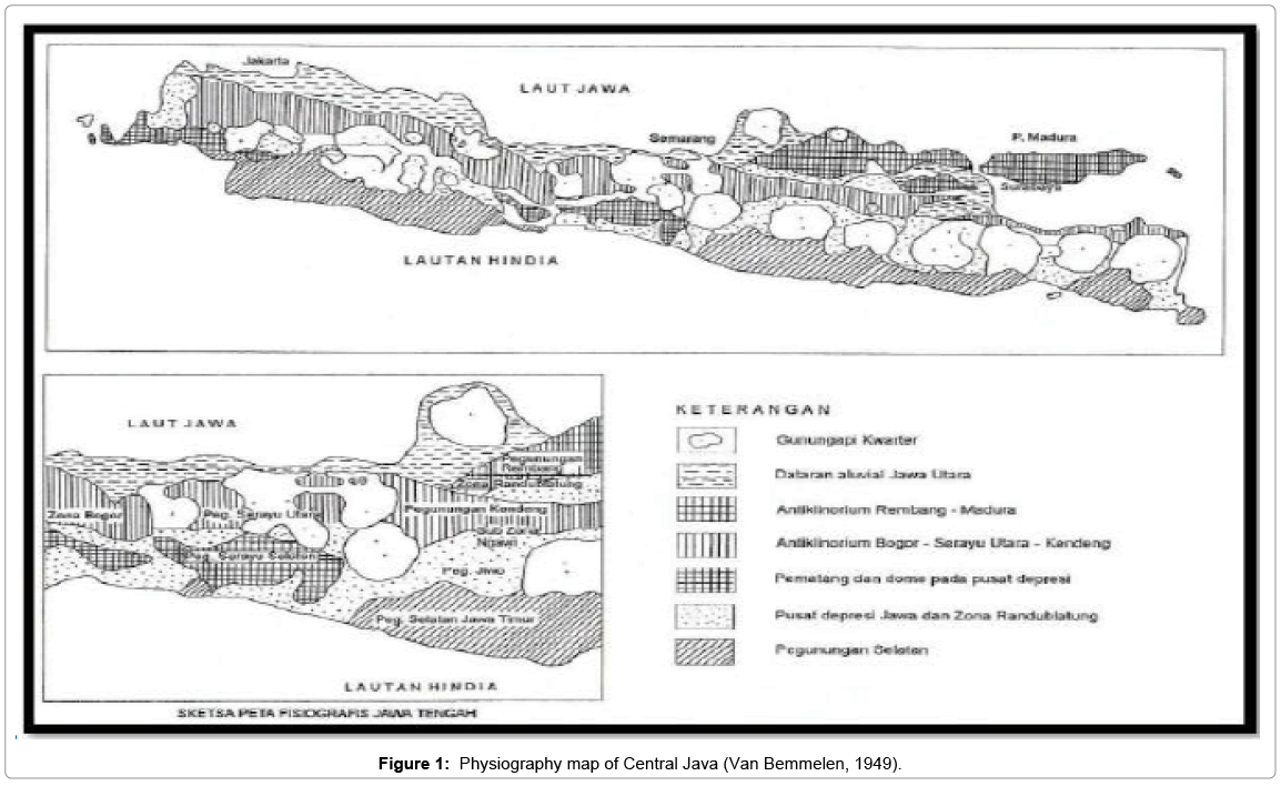 earth-science-climatic-Physiography-map-Central-Java