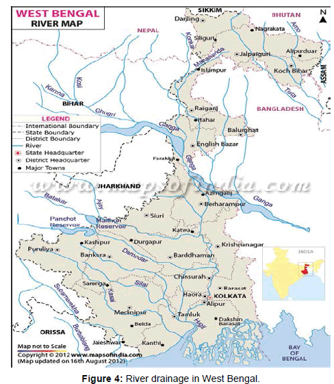 Torsa River Map